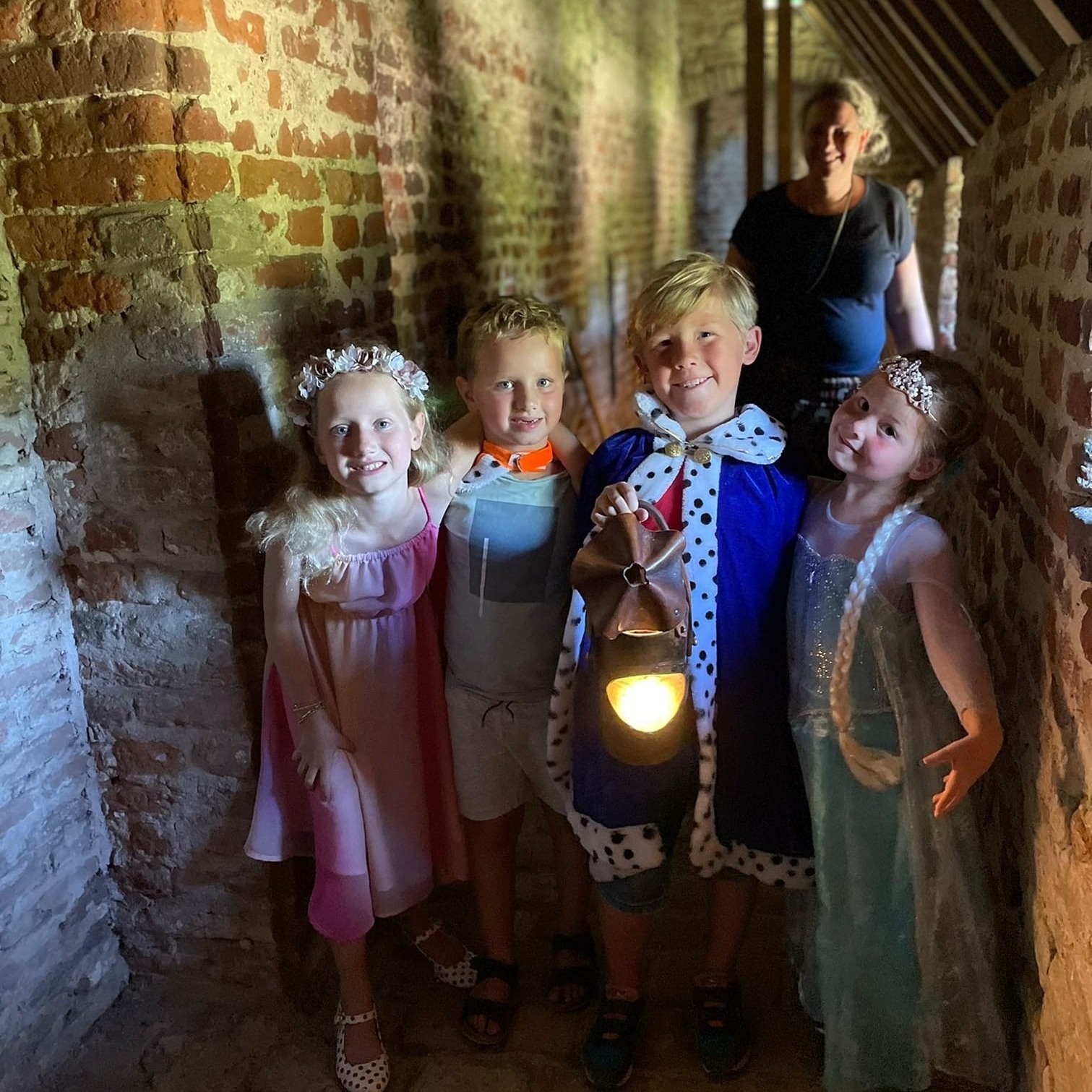Kinderfeestje op kasteel Hernen