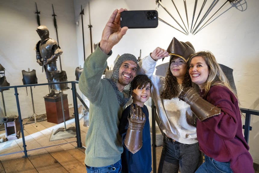 Selfie op kasteel Ammersoyen