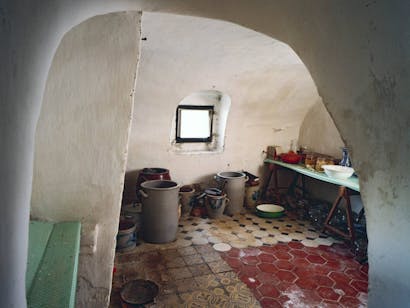 Scholtengoed Boeijink-Huppel; gewelfde ruimte in boerderij