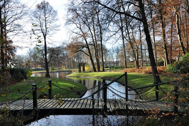 Landgoed Hoevelaken landhuis vijver
