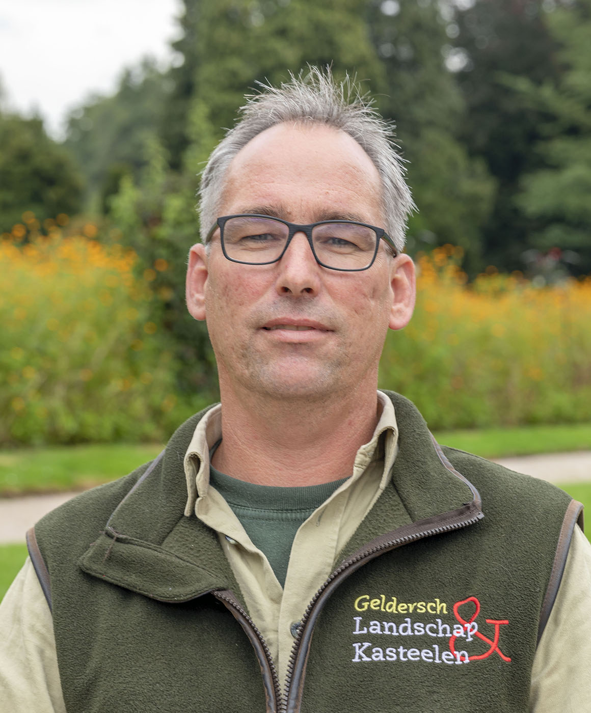 Portretfoto van Patrick Smits, beheerder Noordwest-Veluwe bij Geldersch Landschap & Kasteelen.