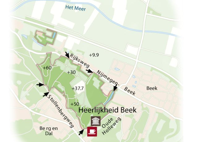 kaart Heerlijkheid Beek