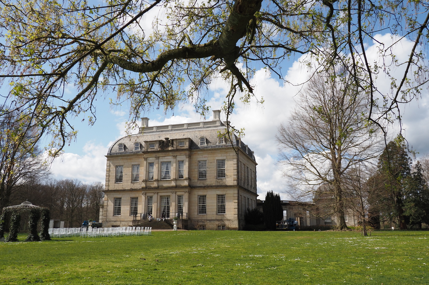 De Voorst landhuis achteraanzicht