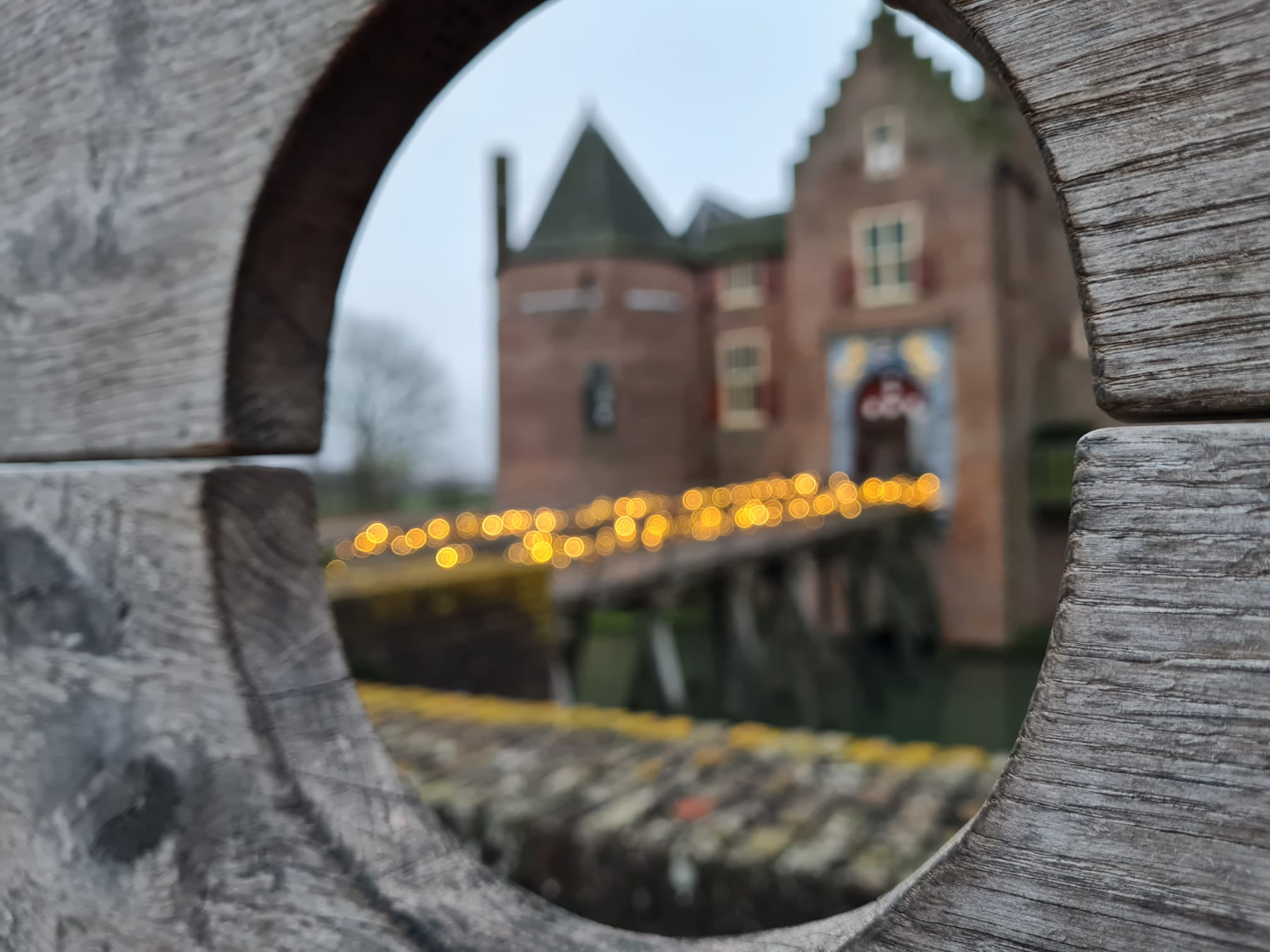 Doorkijkje kasteel Ammersoyen
