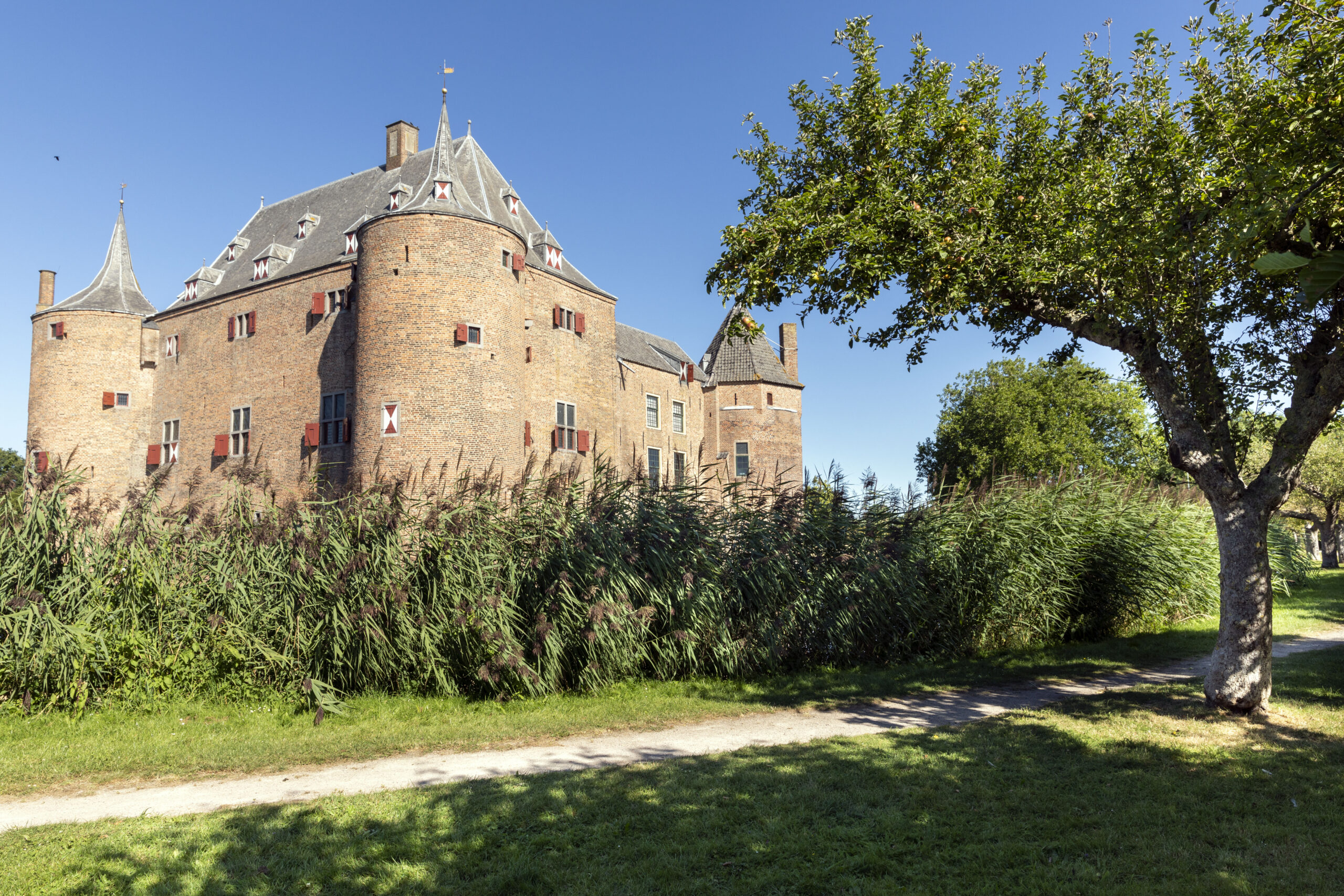 Zuidzijde kasteel Ammersoyen