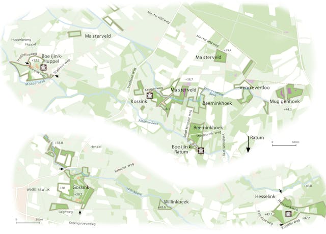 Beerninkhoek Masterveld Muggenhoek kaart