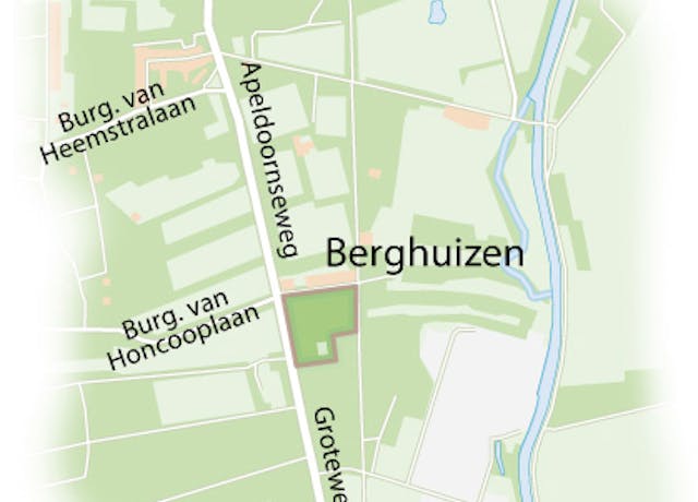 Berghuizen kaart