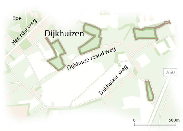 Dijkhuizen kaart
