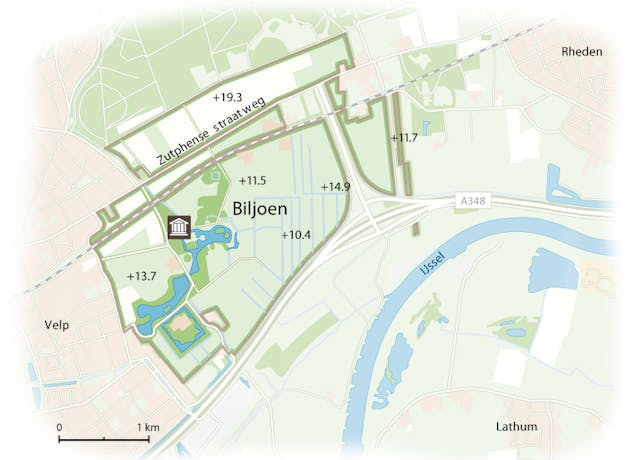 Landgoed Biljoen kaart