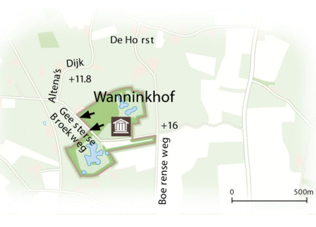 Landgoed Wanninkhof kaart