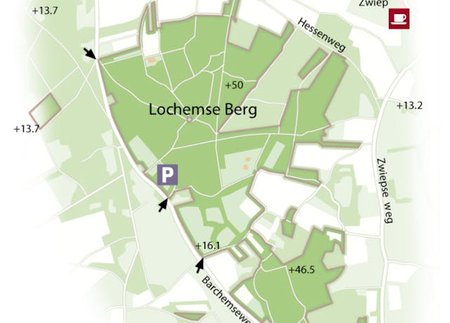 Lochemse Berg kaart