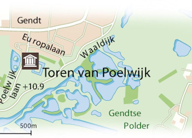 Toren van Poelwijk kaart