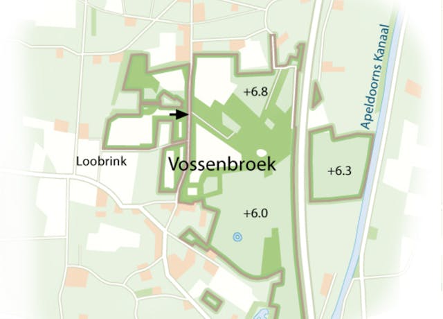 Vossenbroek kaart
