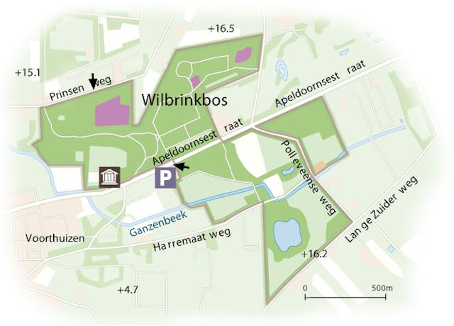 Wilbrinkbos kaart