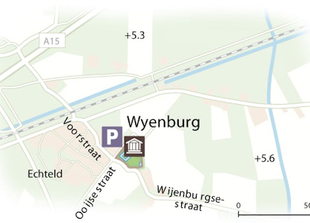 Wyenburg kaart