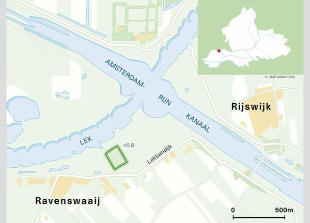 Rijswijkse Waard kaart