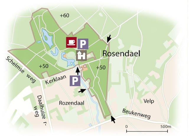 Kaart Rosendael Torckschool