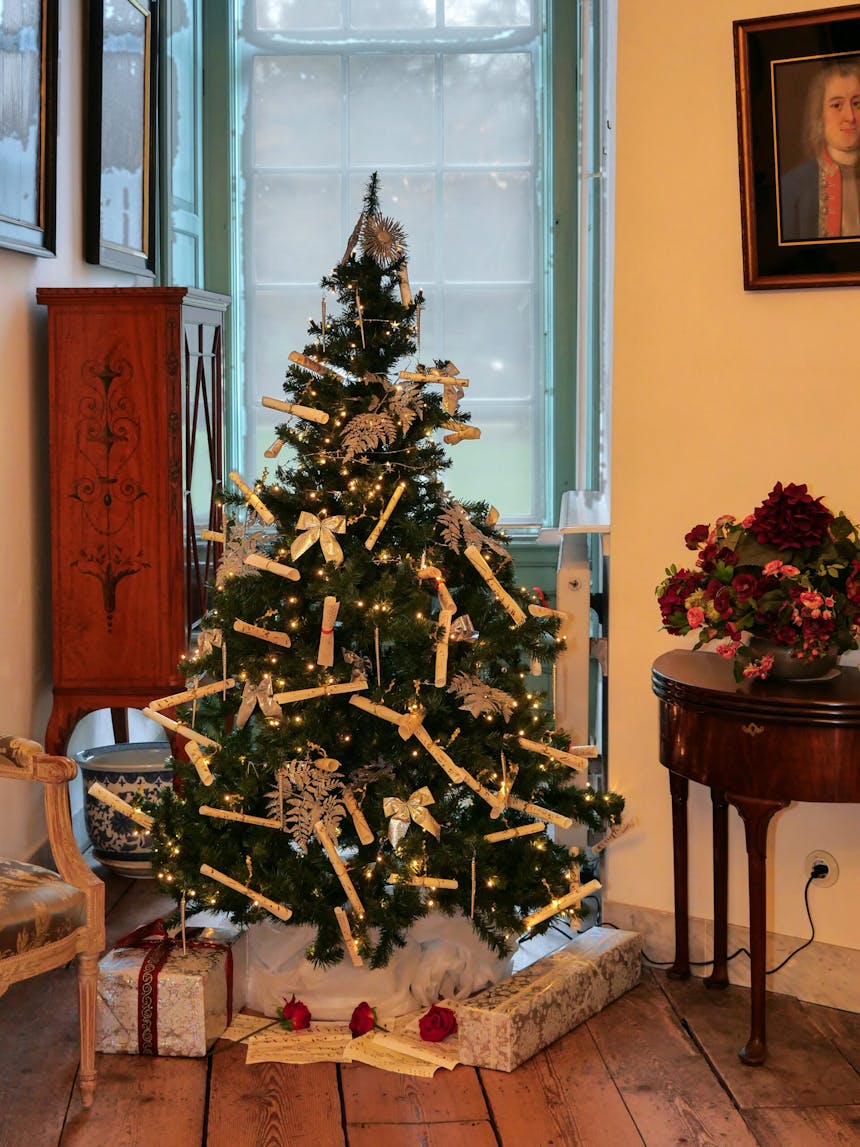 Kerstboom in Kasteel Rosendael