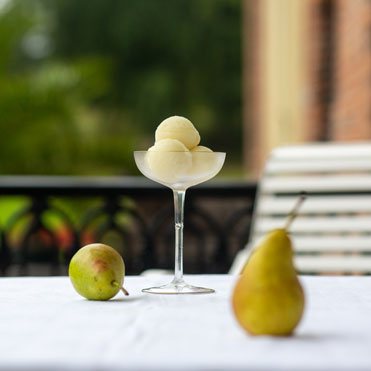 Historisch recept op veranda van Rosendael