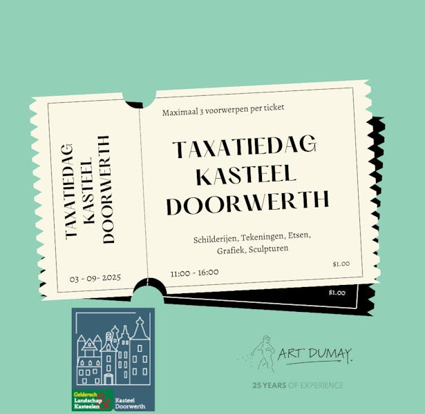 affiche taxatiedag kasteel Doorwerth