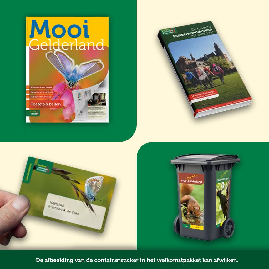 Welkomstpakket nieuwe donateurs GLK