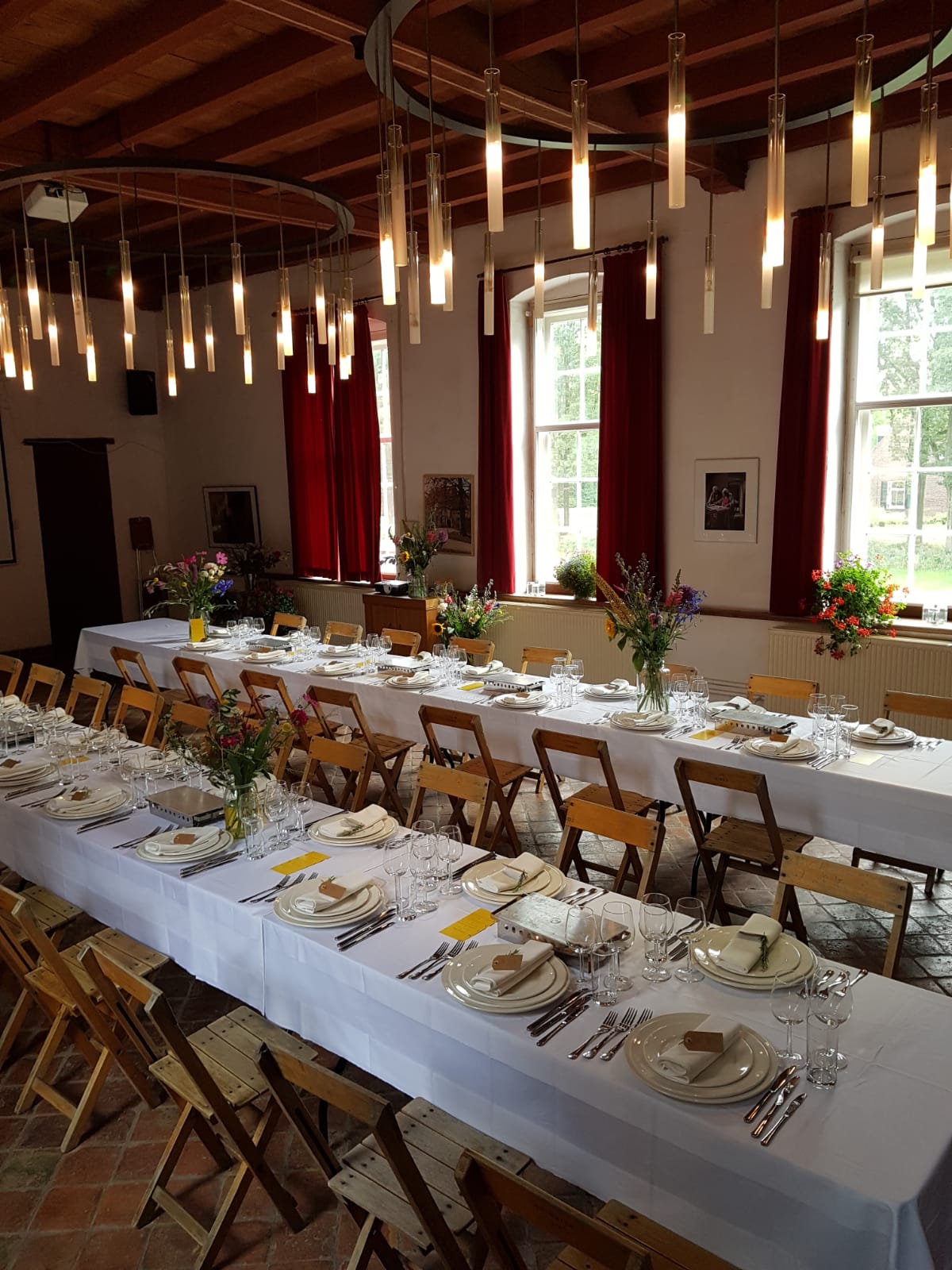 Ontvangst in kasteel Hernen