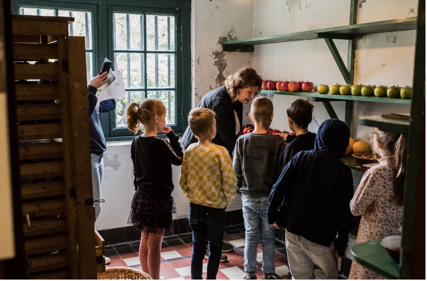 Met kinderen in huis Verwolde