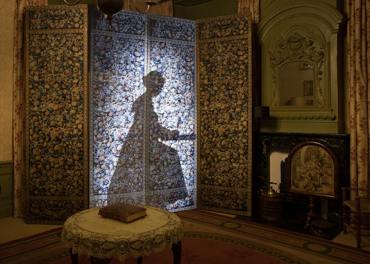 Kamerscherm in Kasteel Rosendael