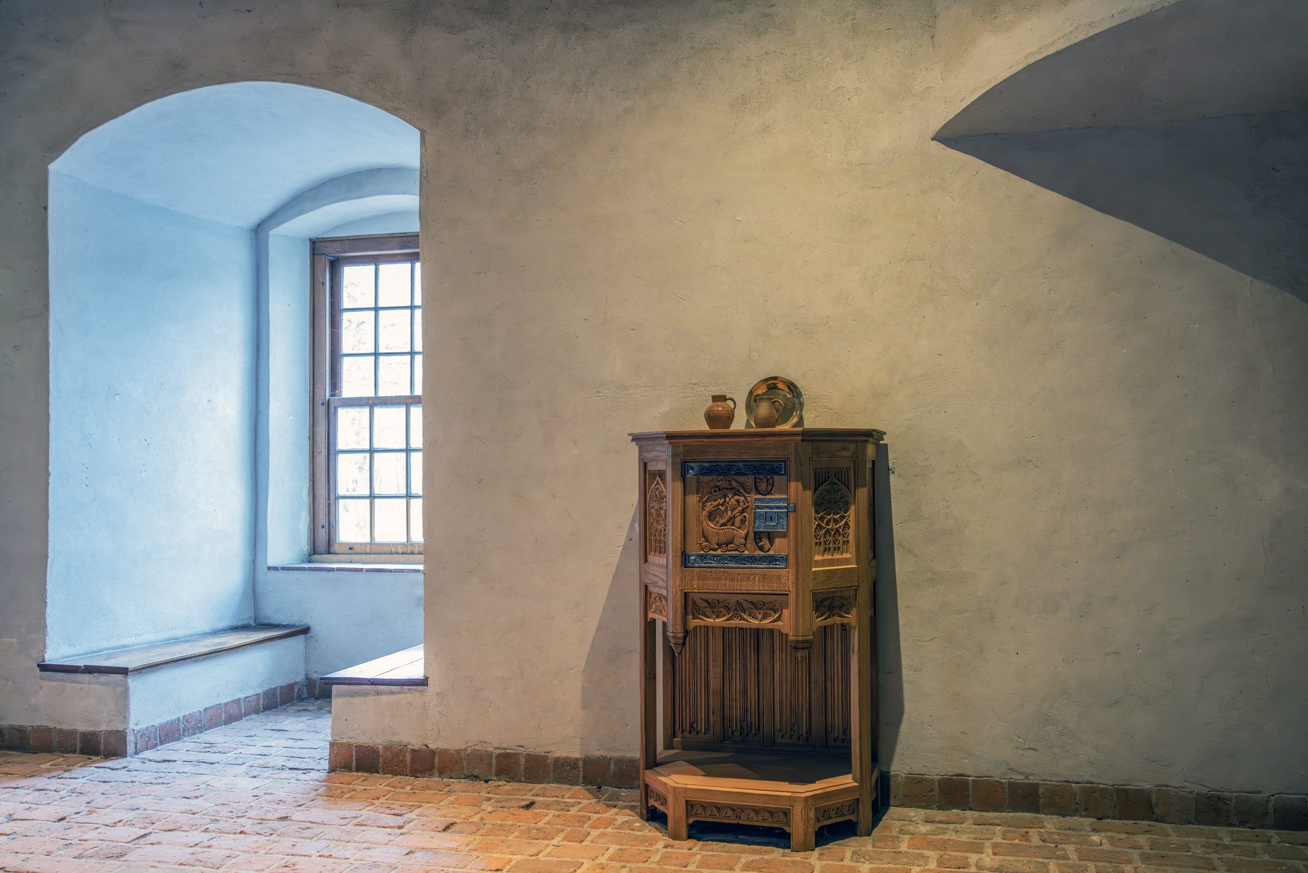 De kleine ridderzaal van kasteel Hernen