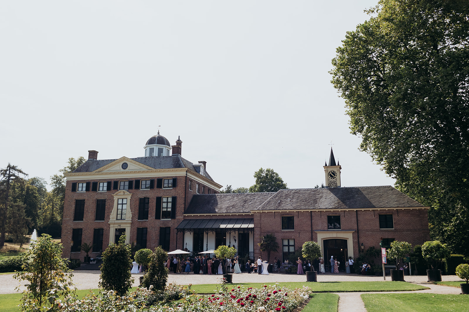 Huwelijksfeest op Kasteel Rosendael