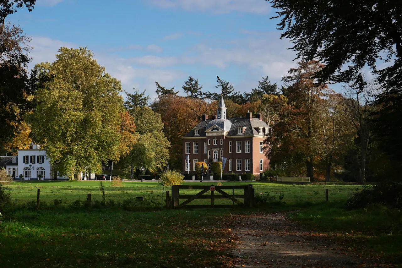 landhuis op landgoed Hoekelum in Bennekom